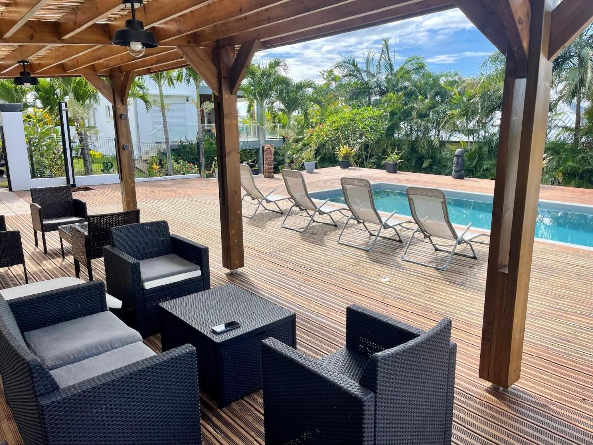 Grande Villa Au Calme - Vue Exceptionnelle - Climatisation - Piscine Sel Chauffee - Jardin Tropical Vincendo Εξωτερικό φωτογραφία