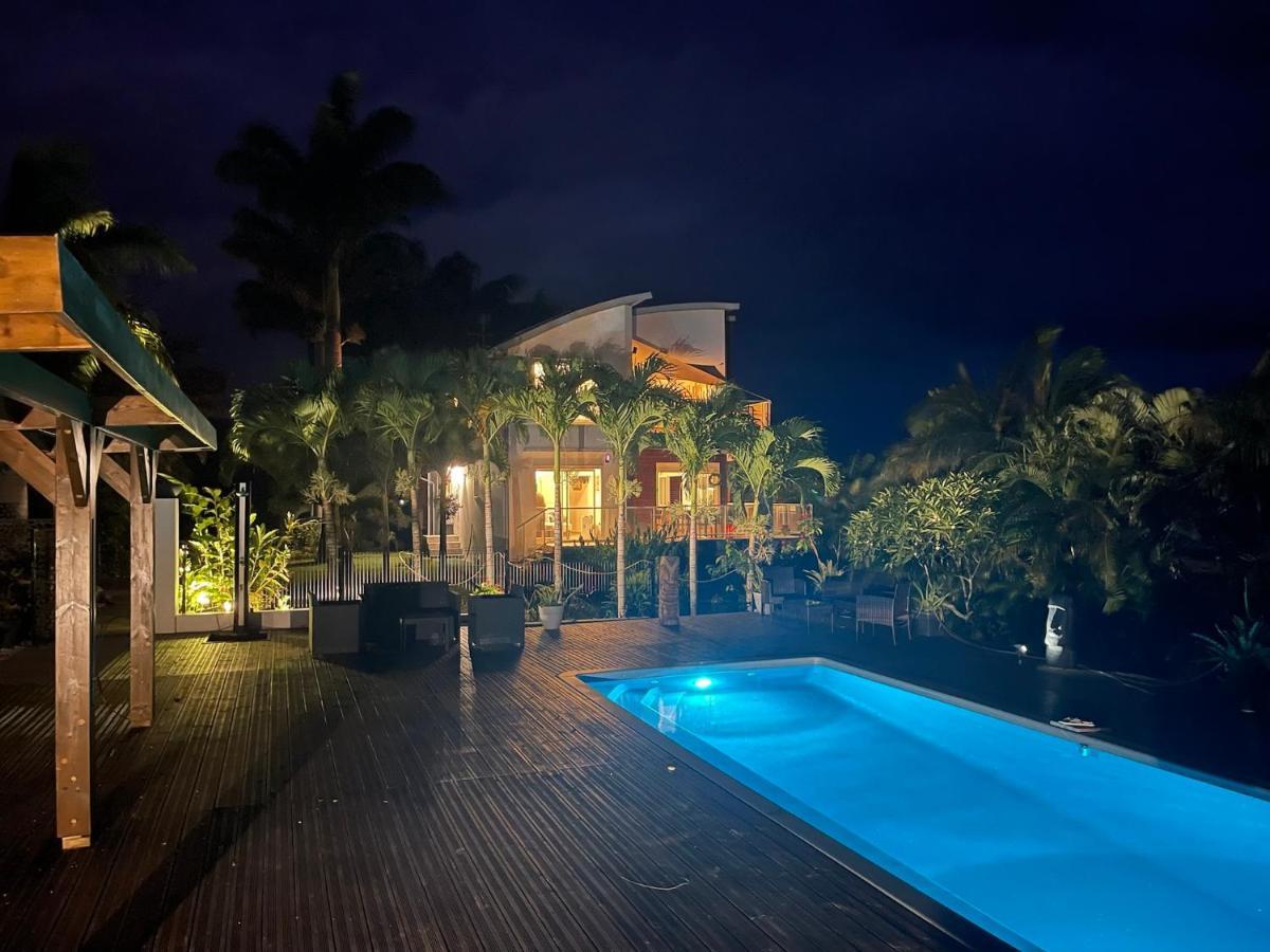 Grande Villa Au Calme - Vue Exceptionnelle - Climatisation - Piscine Sel Chauffee - Jardin Tropical Vincendo Εξωτερικό φωτογραφία